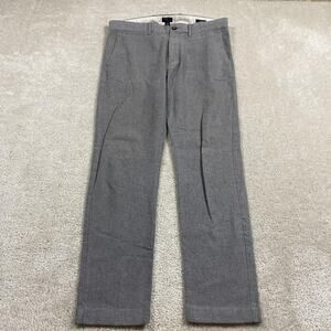 J.Crew Flex Pants Mens 33x30* Gray Slim Chino Stretch Casual Twill Office